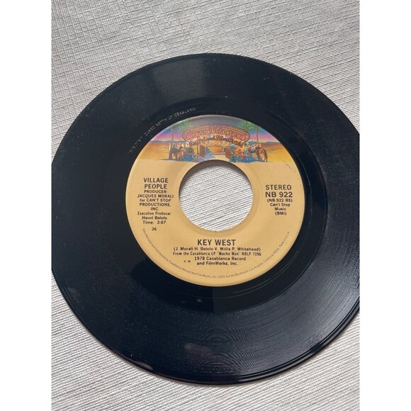 Village People Macho Man 7" Vinyl Record Casablanca NB 922 Stereo 1978 - Picture 7 of 9